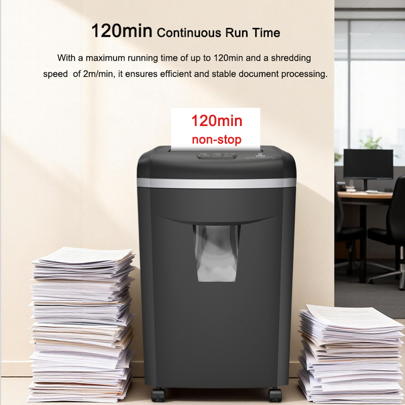 Cross-Cut Shredder 15 Sheets 120 Min 2