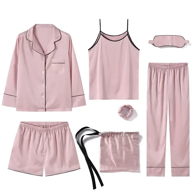 Women's Satin Nightgown with Matching Robe 1