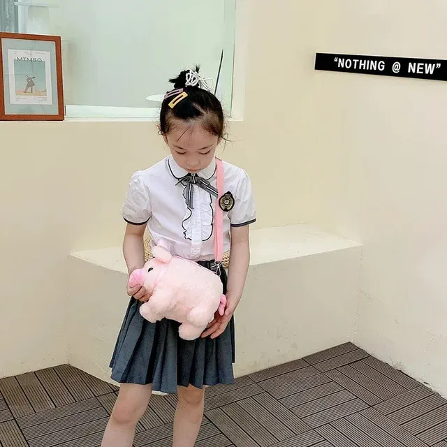 Plüschtasche mit Schwein 2