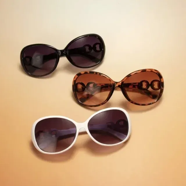 Large Purple Mirrored Sunglasses for Women 4