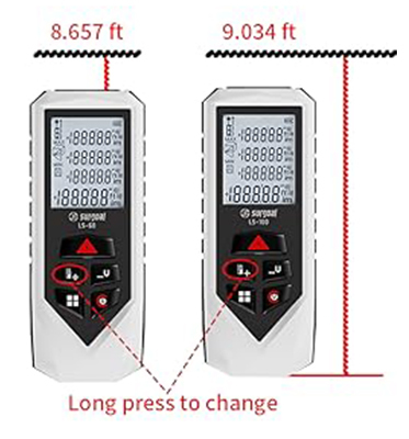 SG SURGOAL 60 100m Red Laser Handheld Portable 3