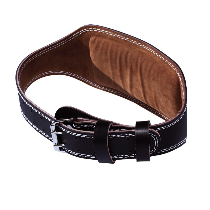 PU Leather Breathable Eco-Friendly Adjustable Weight Lifting Belt 3