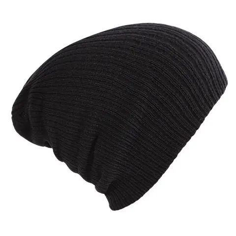 Striped Knit Beanie