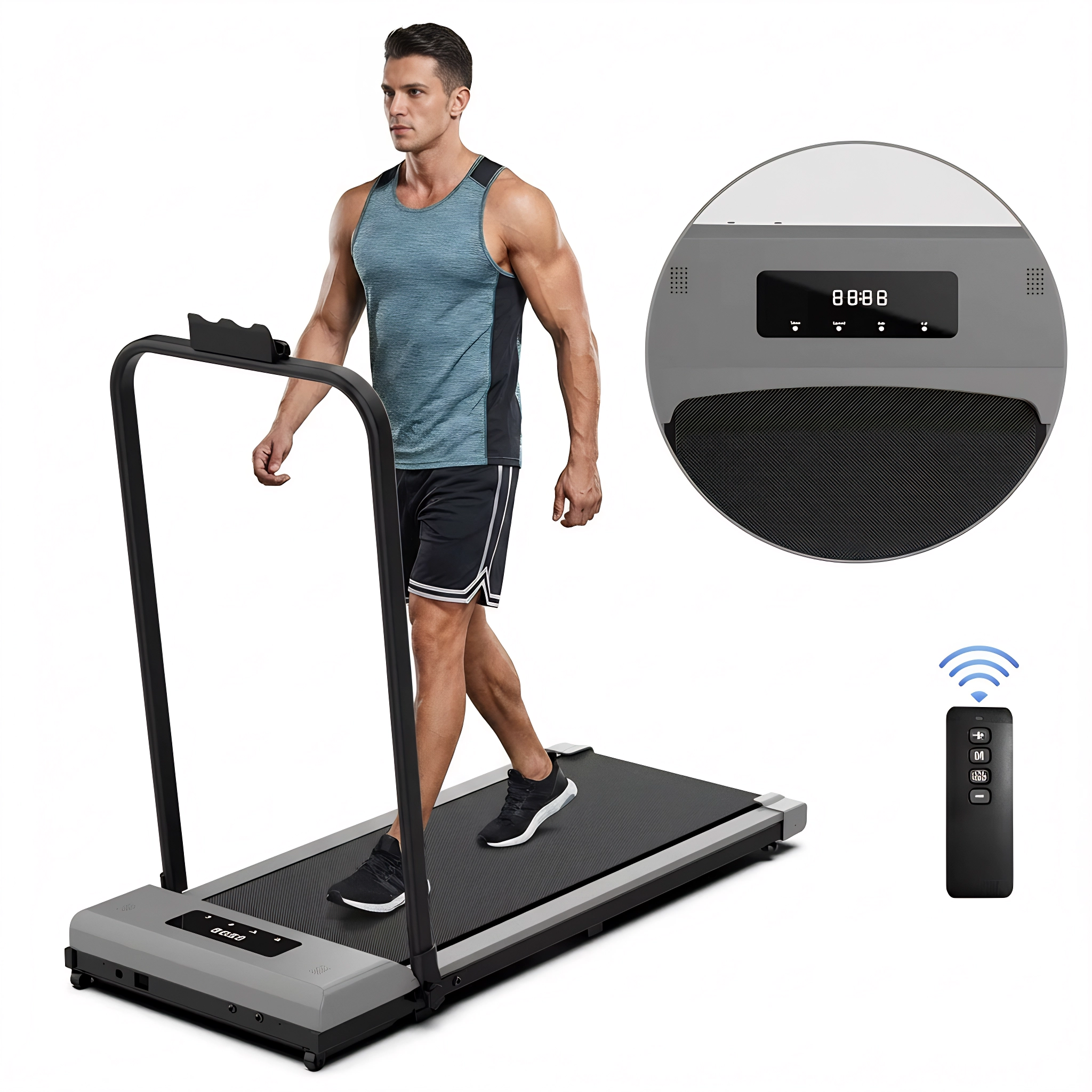 Faltbares Laufband mit LED-Display