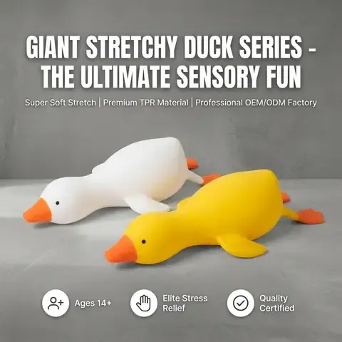 Large 33cm Squishy Duck Stress Toy