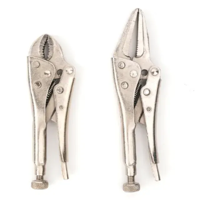 5-Inch Mini Clamp Pliers with Curved Jaws 1