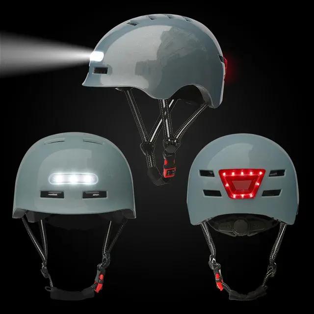 Bike Helmet with Rear Light 4