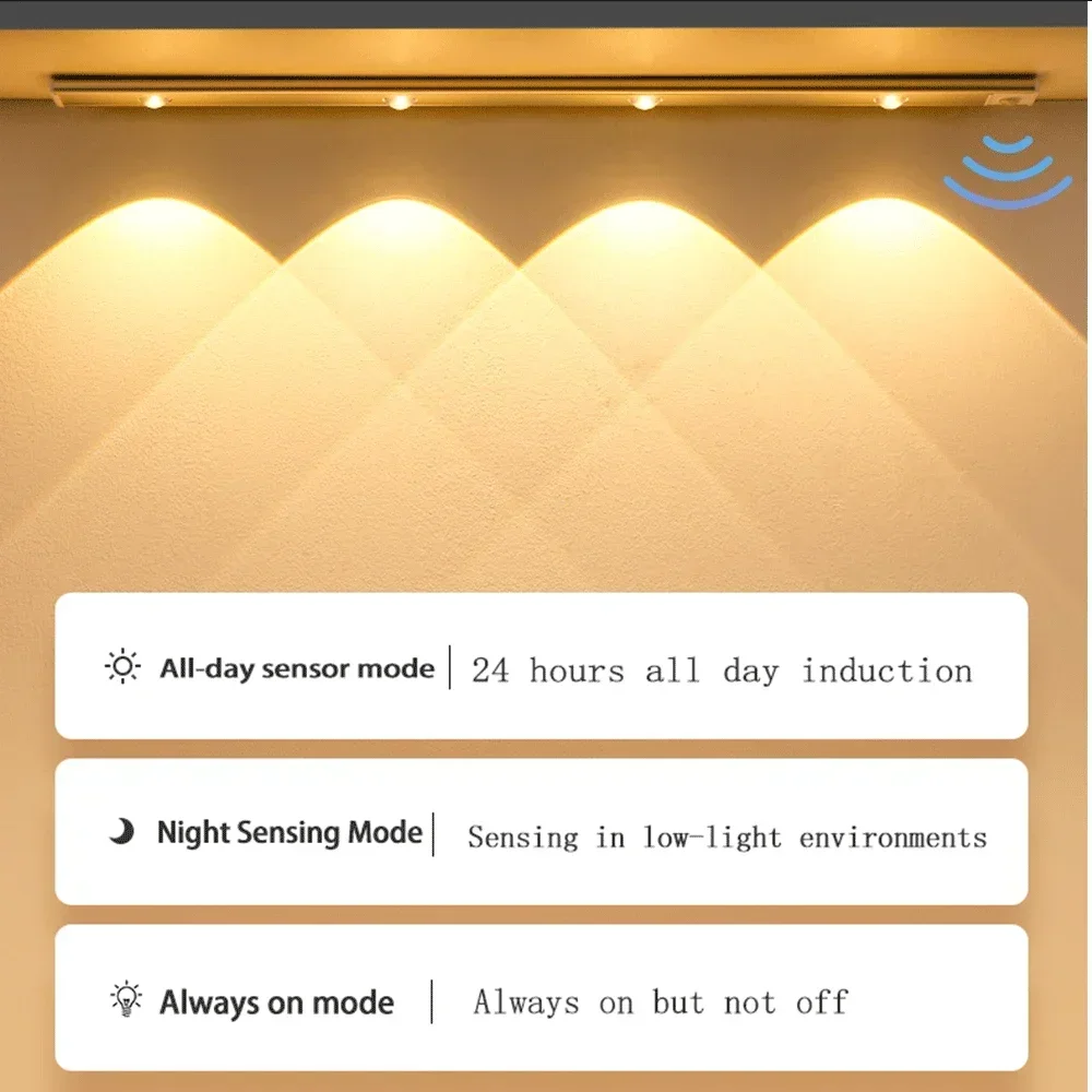Motion Sensor Licht LED Lampe Drahtlose Ultra Dünne 3