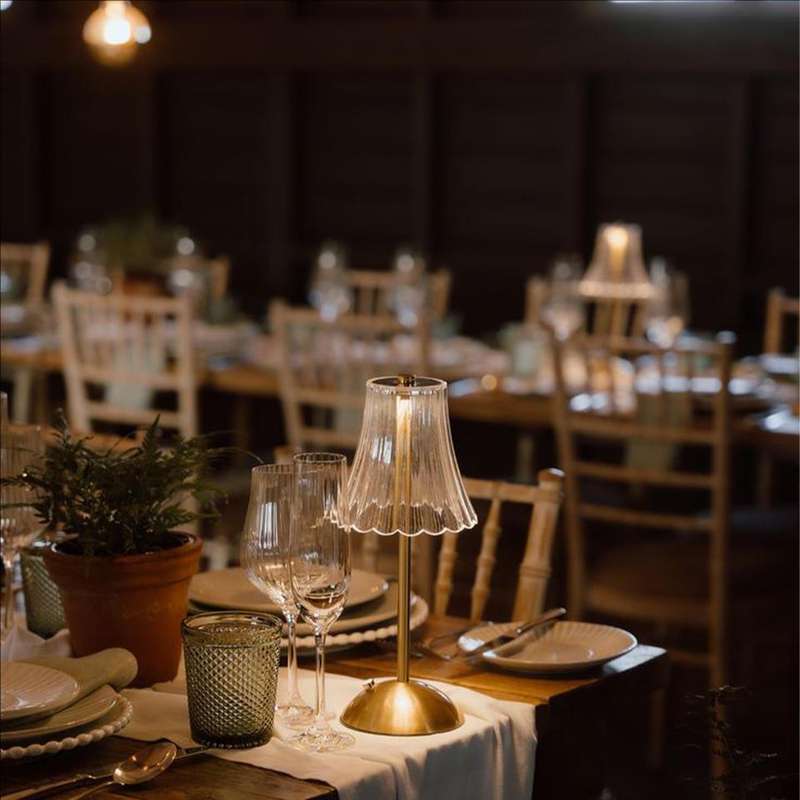 Cordless Table Lamp Restaurant Coffee Bar Rechargeable Touch 3