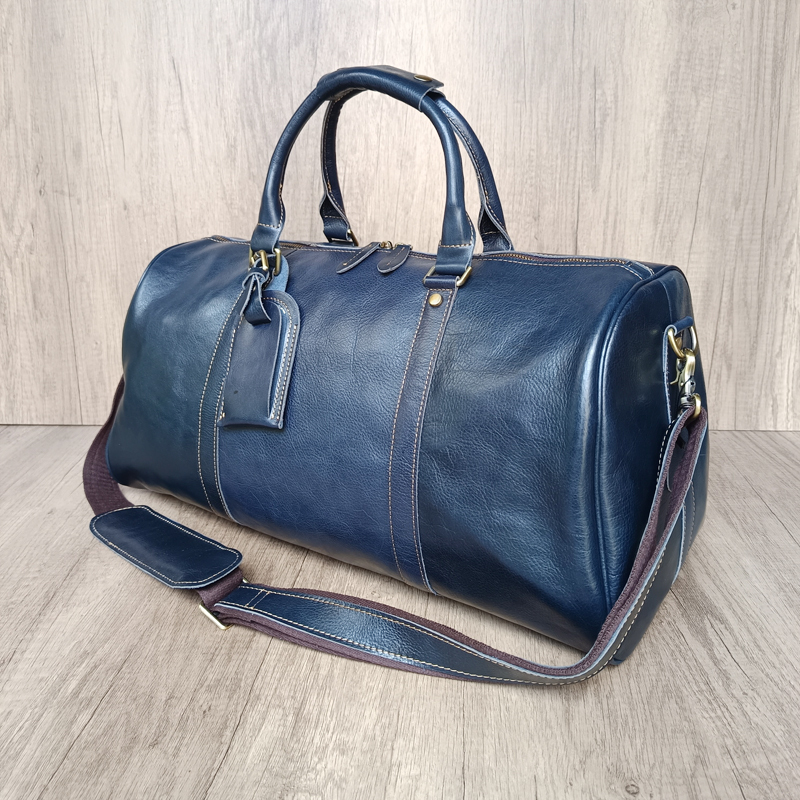 Rindsleder-Reisetasche für Herren 4