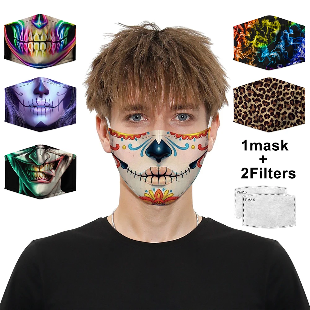 Mundmaske mit Buntem Muster Staubdicht Schützend PM2 5