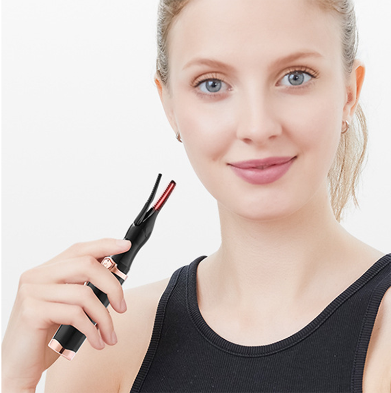 Rechargeable 360 Rotating Portable Eyelash Curler Electric Heated
