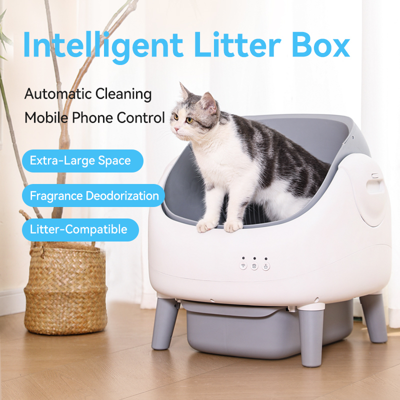 Self Cleaning Open Cat Litter Box 3