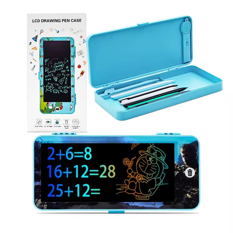 Waterproof Kids Pencil Case with Drawing Tablet