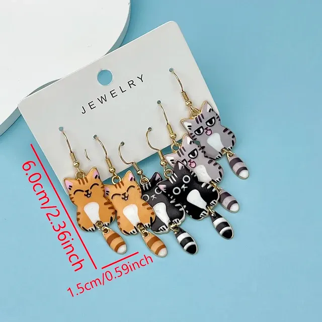 Cat Ear Stud Earrings 2