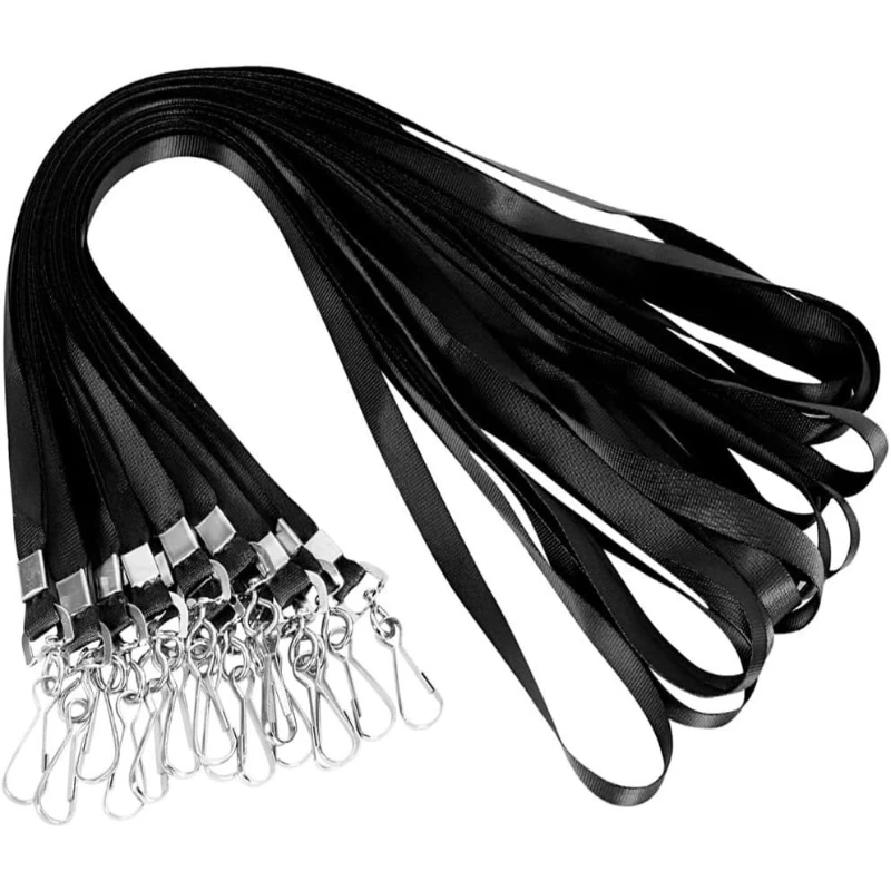10 Stück 20 Ausweis-Namensschild Ausweis-Lanyard Sicherheitsabzeichen Lanyard Gurtband