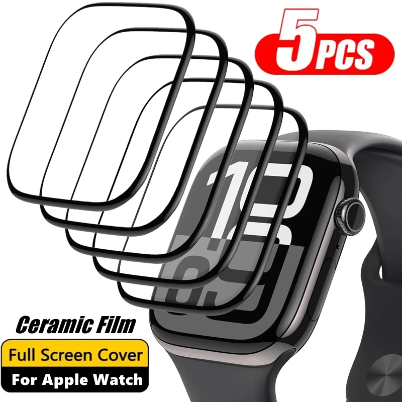 5 Stück Displayschutzfolie für Apple Watch 10 9 2