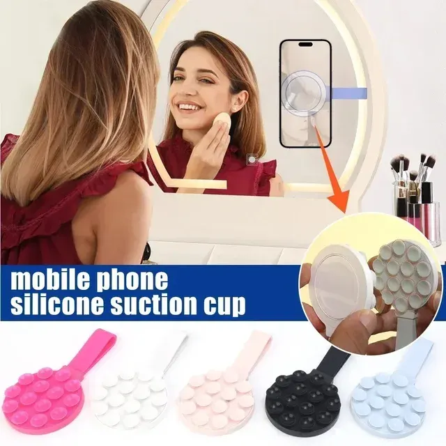 Magnetic Phone Holder with Silicone Suction 2