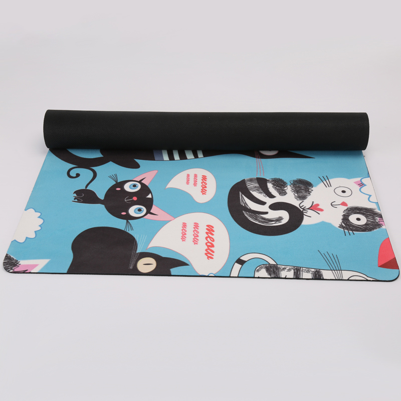 Eco-Friendly Non-Slip Microfiber Suede Yoga Mat 2