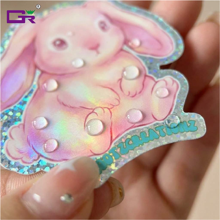 Rainbow Hologram Laser Die-Cut Stickers 4