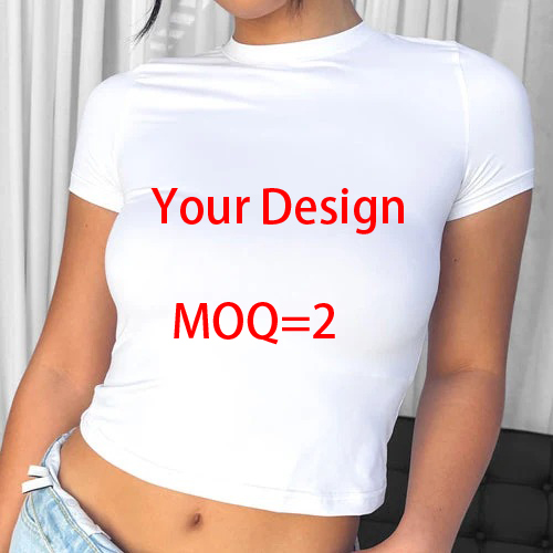 Organic Cotton Women's Baby Tee Crop Top
