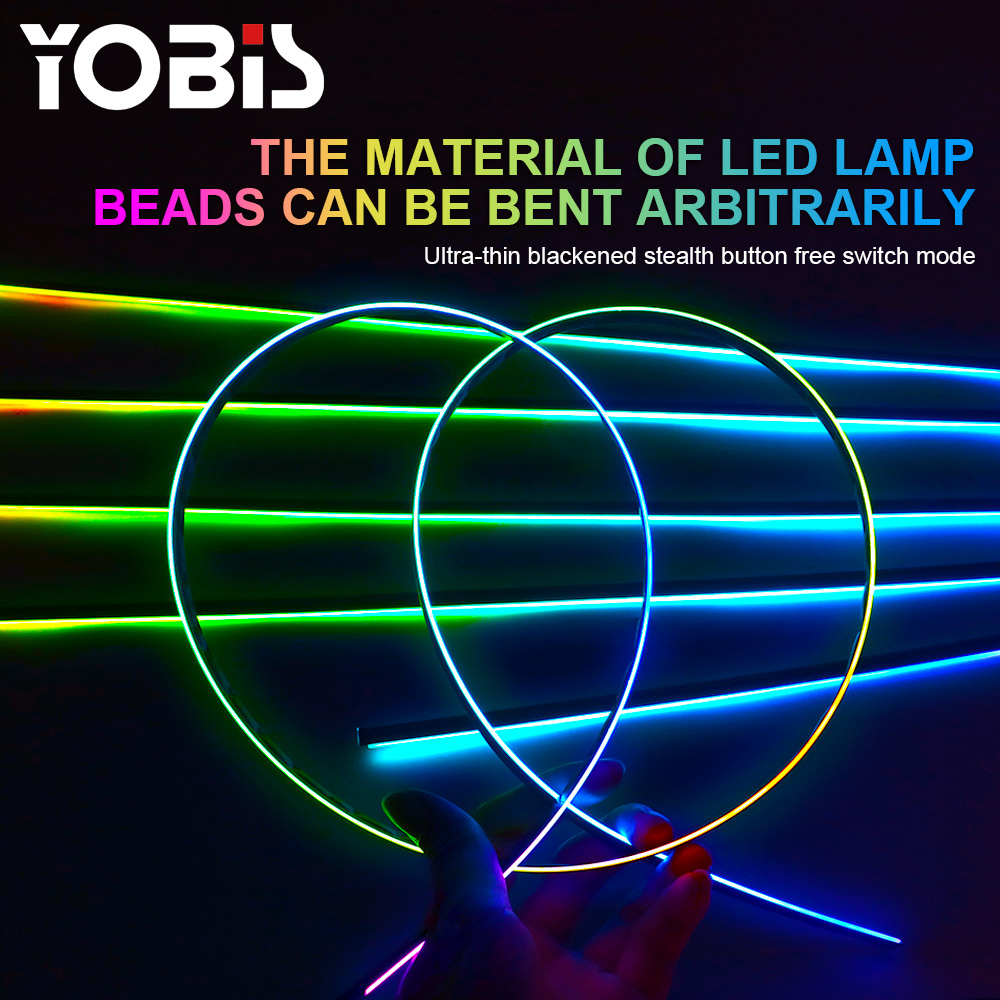 App-Controlled USB Car Ambient Strip Light 4