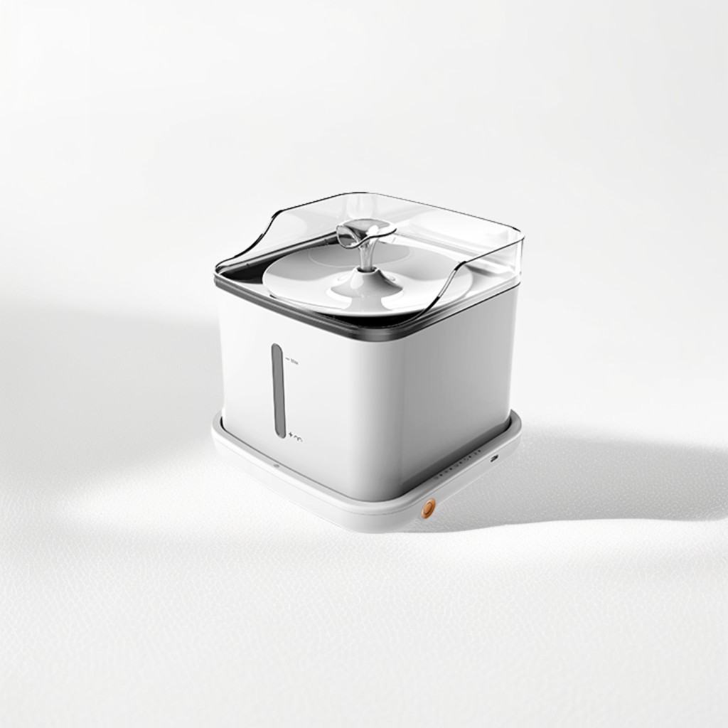 Stainless Steel Wireless Pet Water Fountain 2L 3