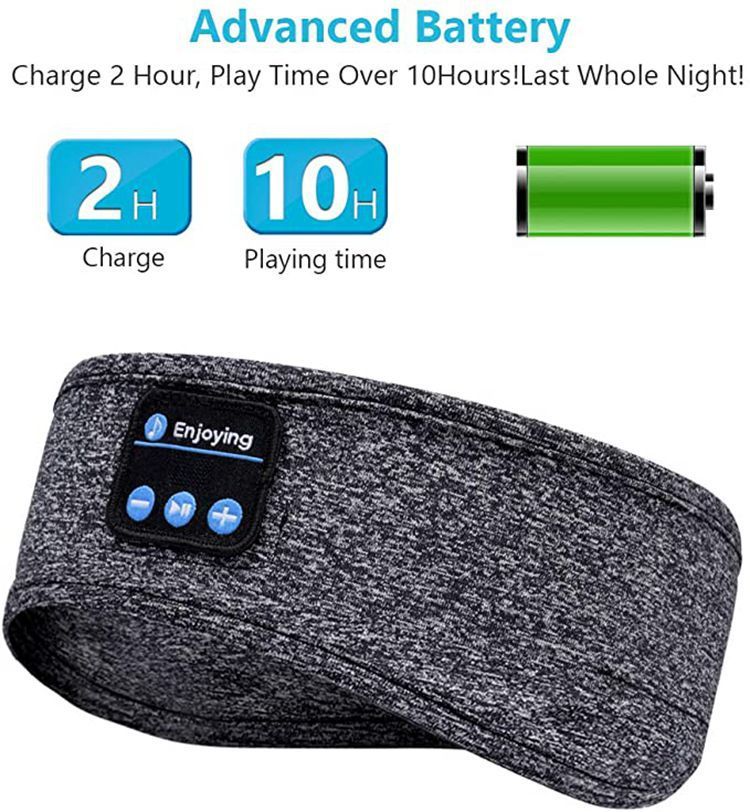 Outdoor Sports Headband Wireless Headphones Blue Tooth Sleep 3