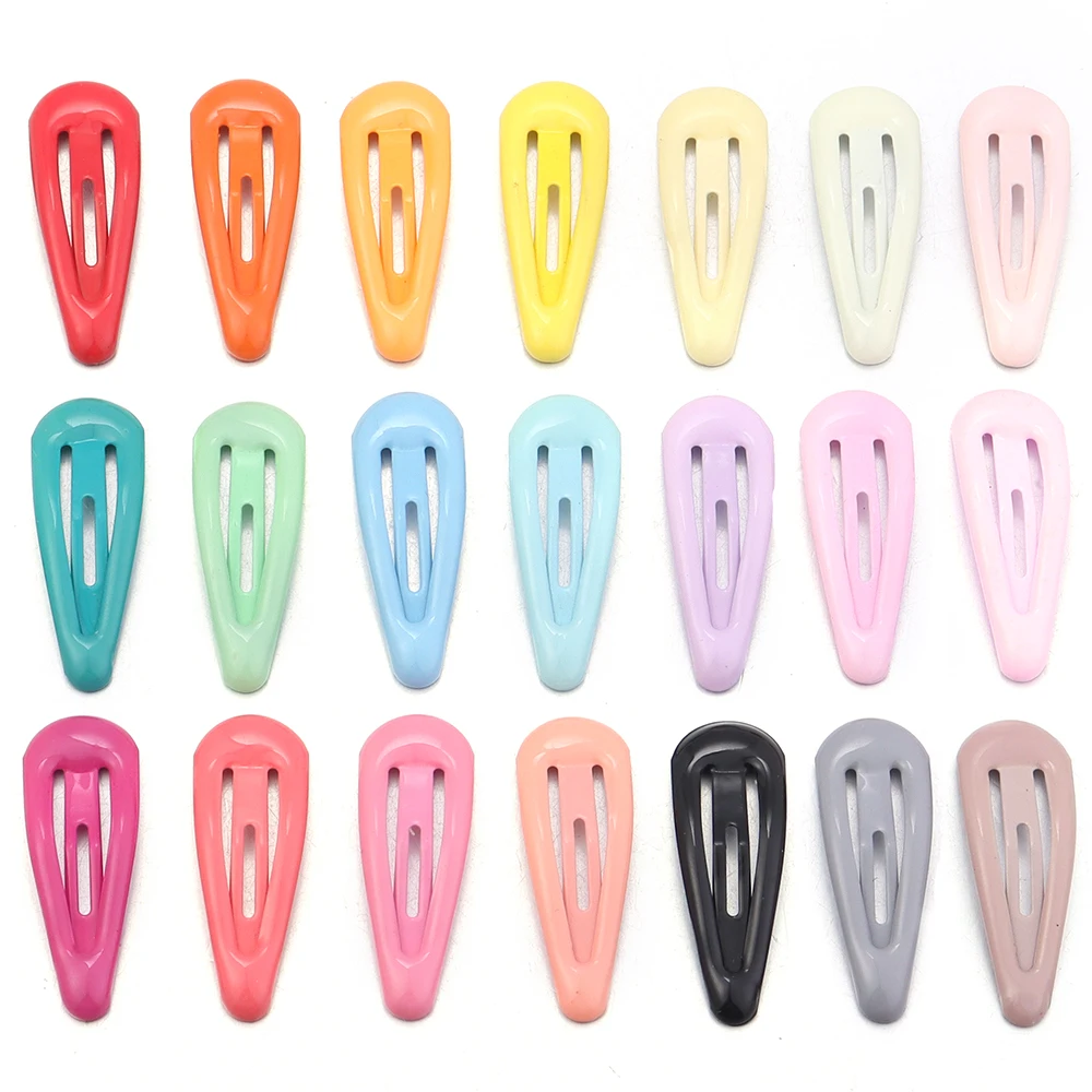 Colorful Water Drop Hair Clips for Girls 4