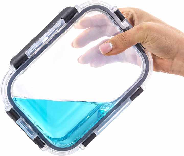 12Pcs Set High Borosilicate Glass Lunch Box Minimalist 3