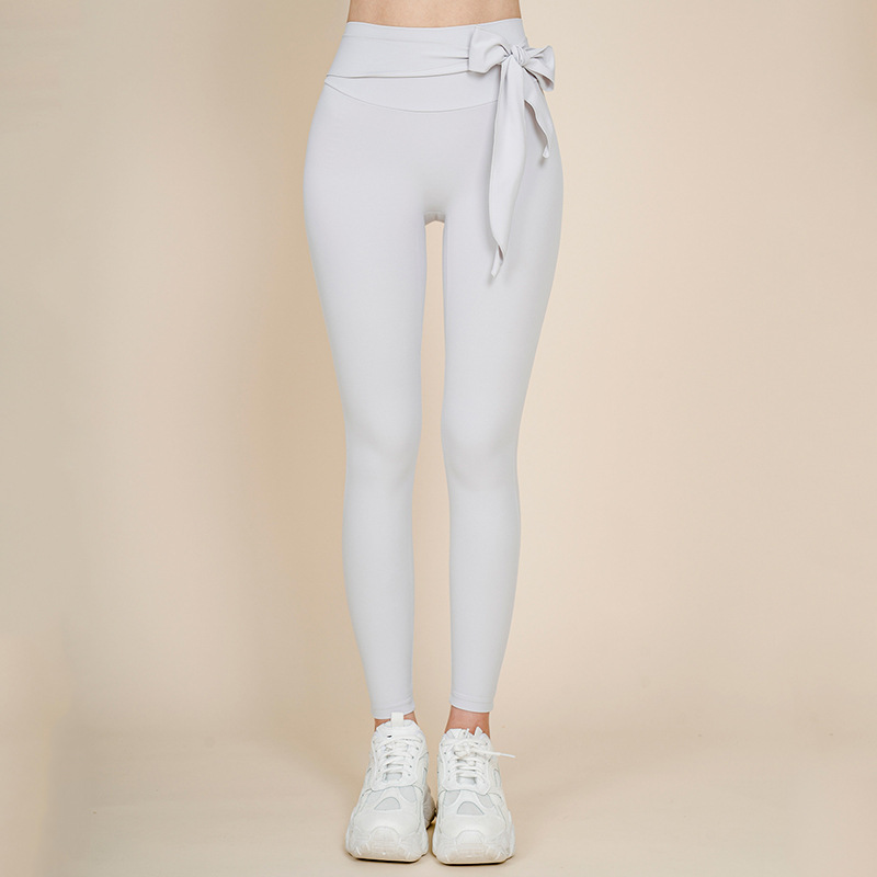 Nude Sports Yoga Wear Trousers Korean Fashion Quick-drying