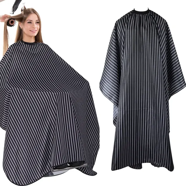 Friseursalon-Umhänge mit Verstellbarem Ausschnitt Wasserdichtes Friseur-Styling Haarschneide-Nylon-Umhang für 1