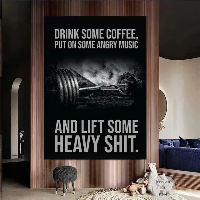 Fitness-Motivations-Leinwandposter 3
