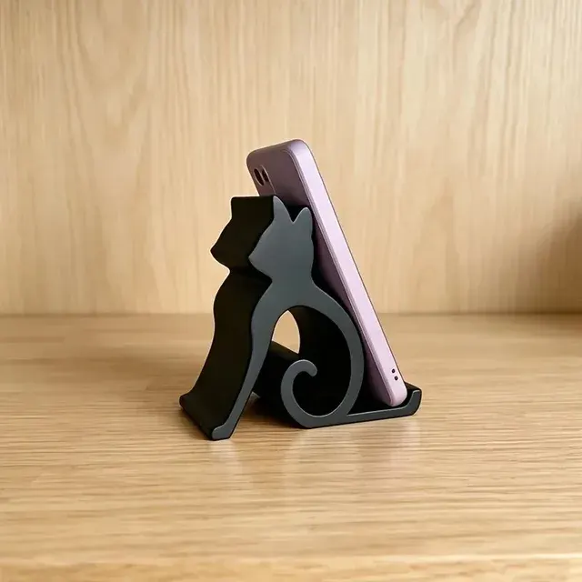 Cute Cat Phone Stand for Desk 4