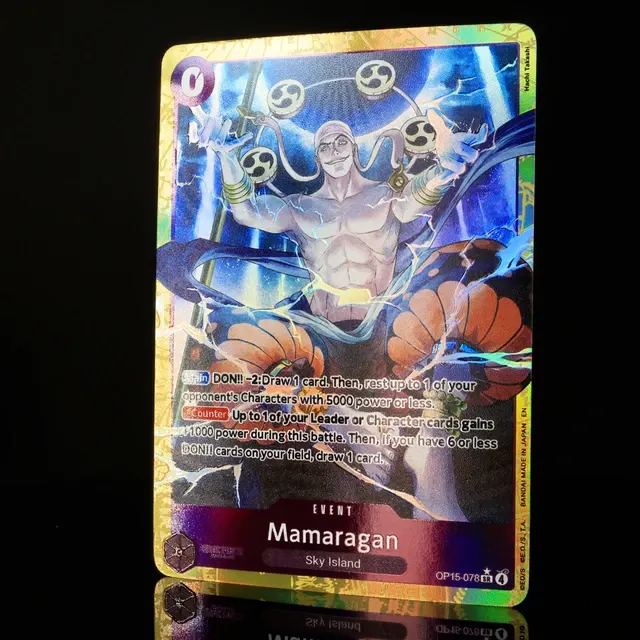 Purple Textured Foil Trading Card Mamaragan 2