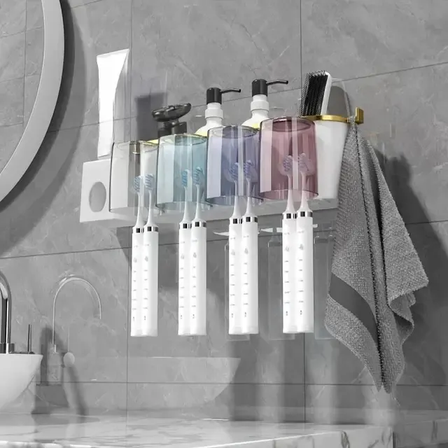 Wall-Mounted Toothbrush Holder 3