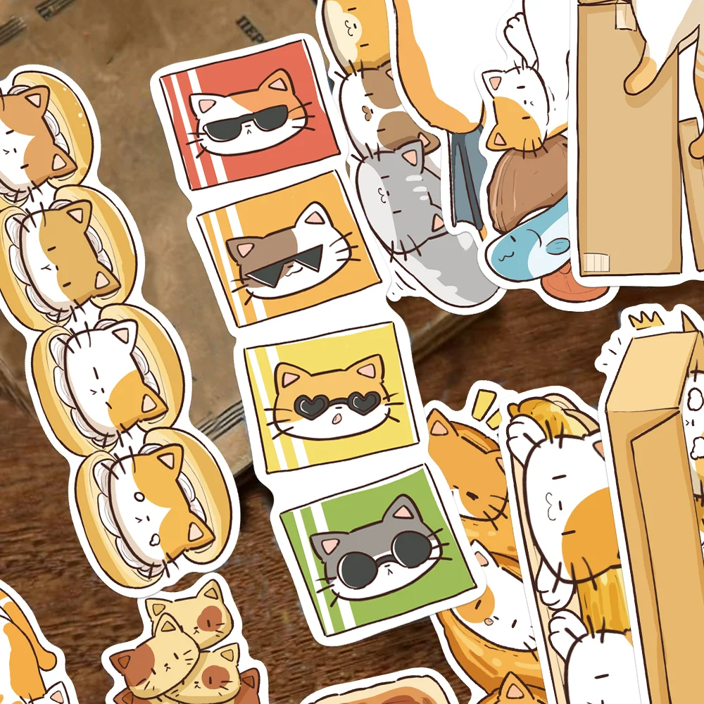 30 Stück Lesezeichen in Cartoon-Katzenform Lustige Papier-Lesezeichen für