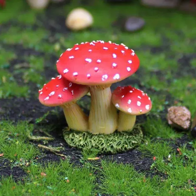 Resin Mushroom Figurine 3