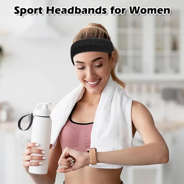 3-Piece Sweatproof Sports Headband Set 4