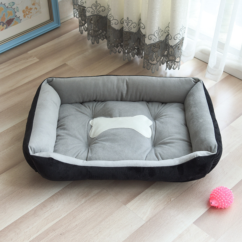 Orthopädisches Hundebett mit waschbarem Bezug