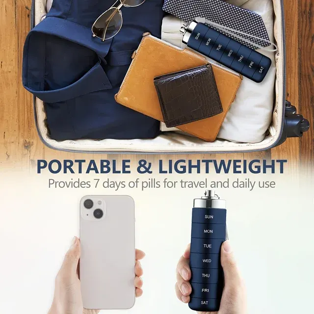 Metal Pill Organizer 4