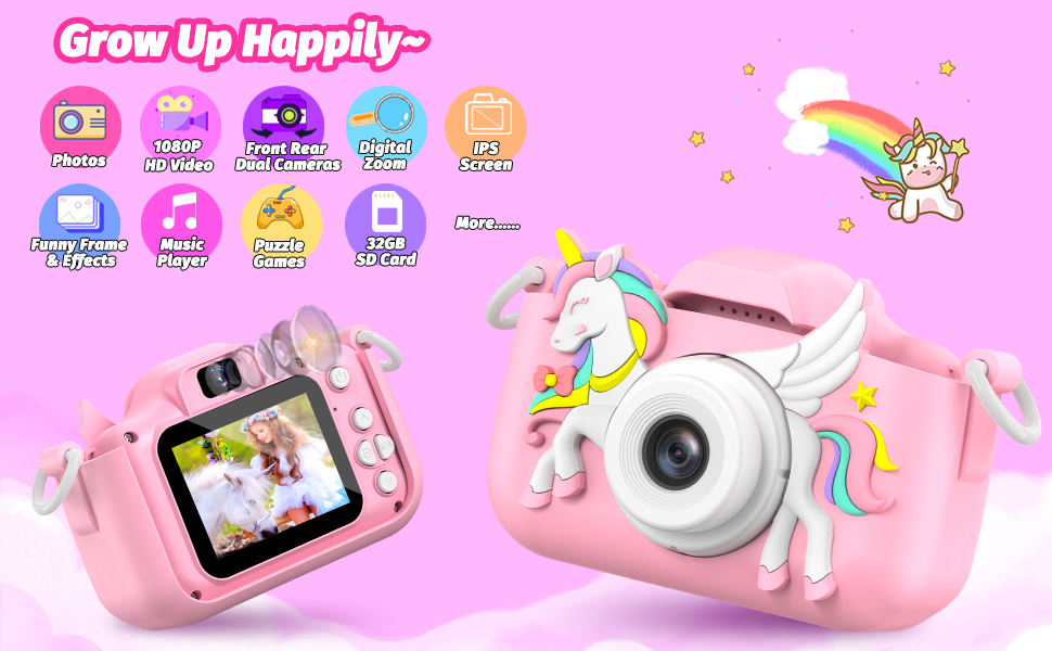 1080P HD Kids Digital Camera 2