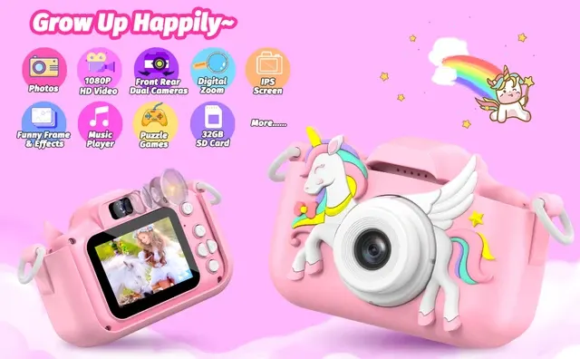 Digitalkamera für Kinder 1080P HD 2