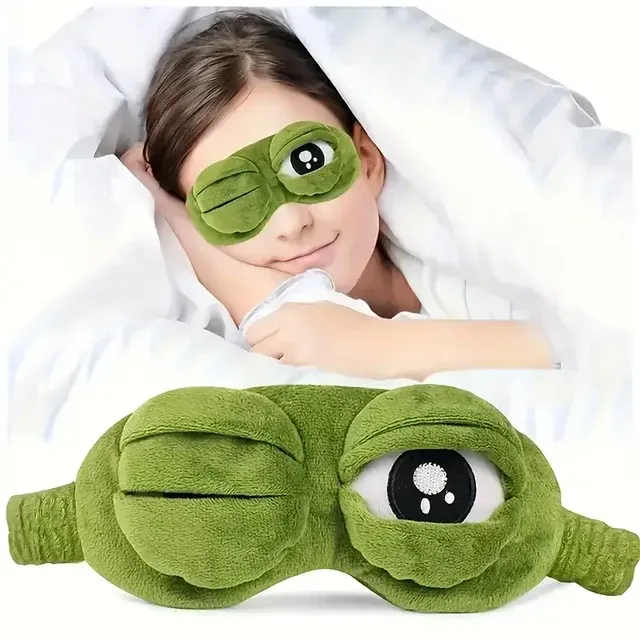 3D Frog Sleep Mask Eye Cover 2