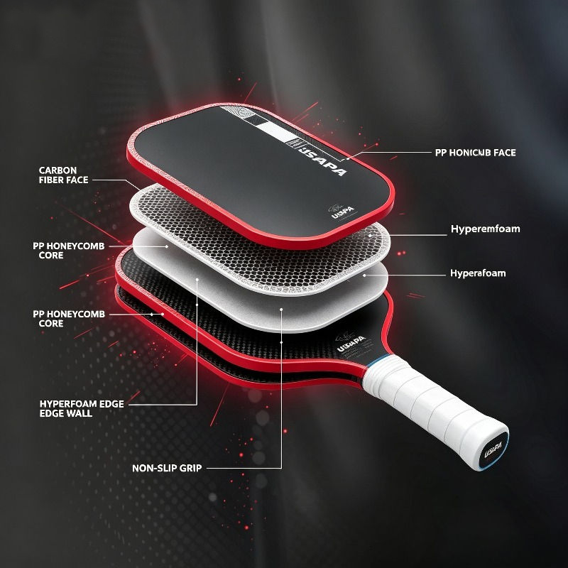 16mm Honeycomb Core Pickleball Paddle 3