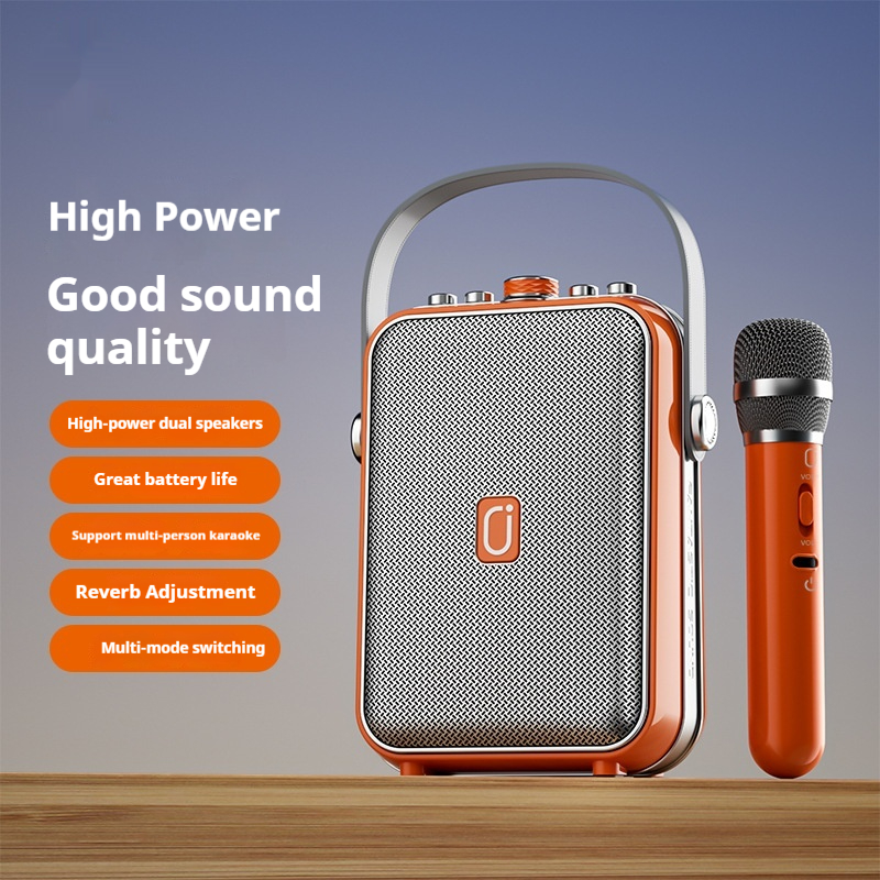 Portable Bluetooth Party Speaker with Microphone 2