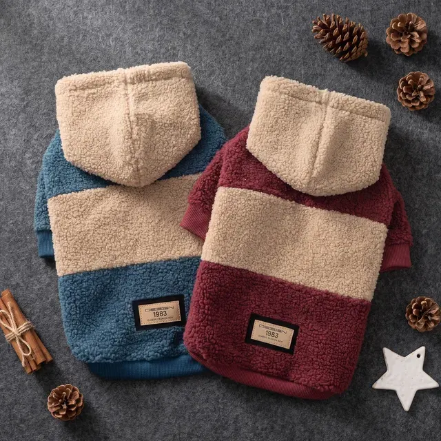 Hundekapuzenpullover Kapuzenbekleidung für Haustiere Herbst- und Winterbekleidung Hunde 4