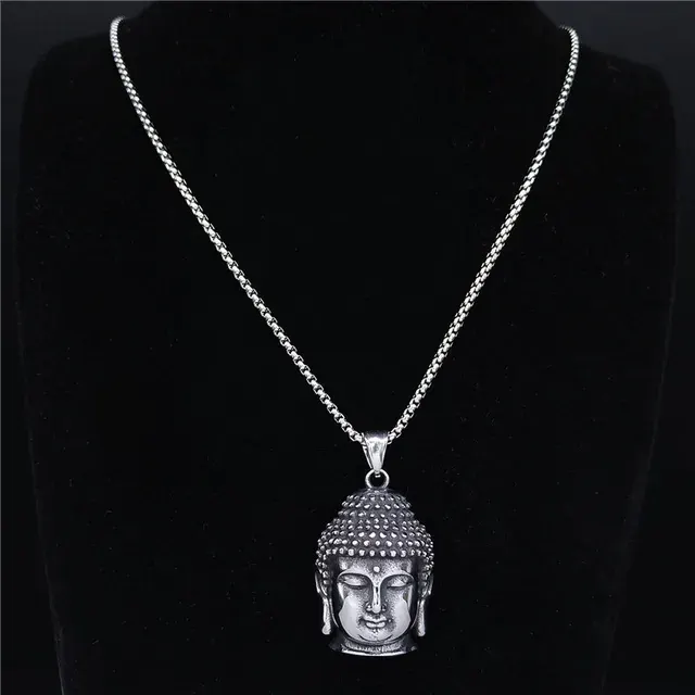 Buddha Head Statement Necklace 2