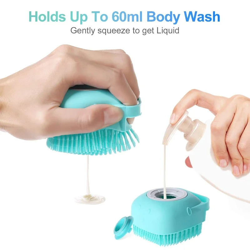 Silicone Shampoo Brush for Dogs Cats 3