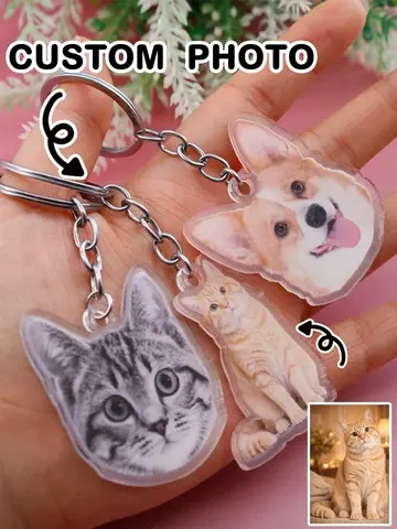 Pet Photo Keychain